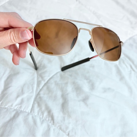 Rectangle Aviator frame sunglasses - Picture 9 of 11